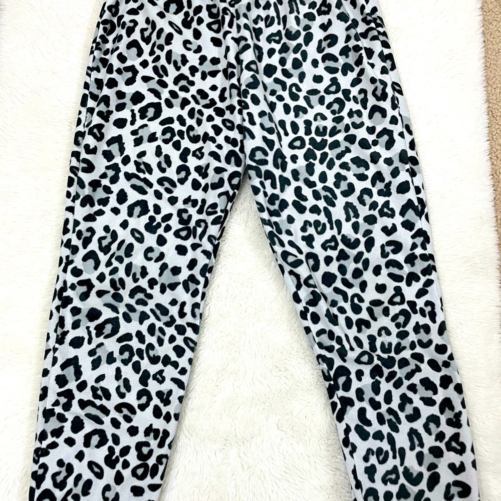 Leopard print sweats